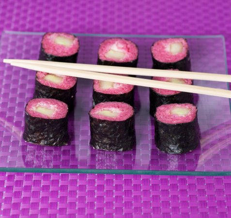 Recette Nori rolls à la betterave